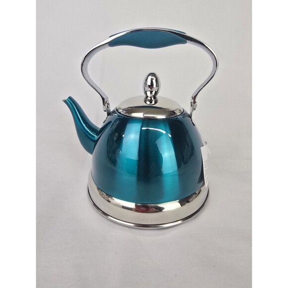 New Wolfgang Puck Petite Tea Kettle Turquoise in Original Box - Picture 1 of 6